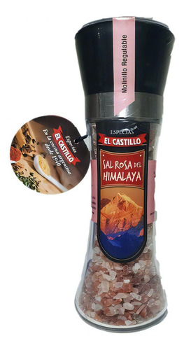 Mix Sal Rosa Del Himalaya Con Molinillo El Castillo X240 Gr