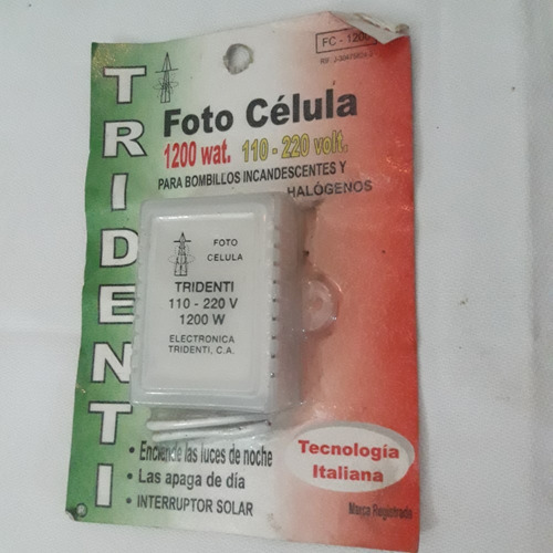 Fotocélula Tridenti 1200 Wat, 110-220 Volt