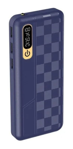Batería Portátil Power Bank 20,000 Mah Con Linterna 3 Usb