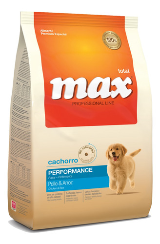Max Performance Cachorro Cordero Pollo Y Arroz 20kg
