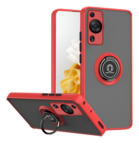 Case Funda Hardness Ring Para Huawei P60 Pro / Antishock