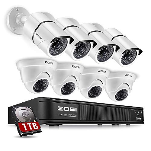 Zosi 720p Hd Tvi 8 Channel Security Camera System 1080n S