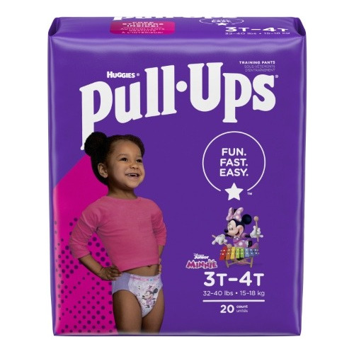 Pull Ups Niña  Talle 3 - 4