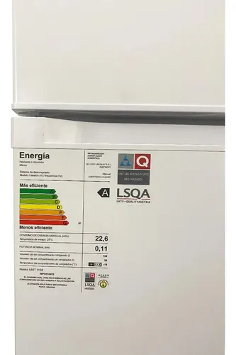 Heladera Frio Húmedo Daewoo Dart225dw 207 Litros Blanca Blanco