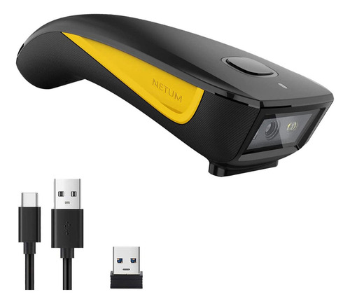 Leitor De Código De Barras Qr Sem Fio Bluetooth Netum C750