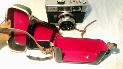 Imagen 6 de 9 de Cámara Fotográfica Dacora. Funda Rígida Y Correa De Cuero.