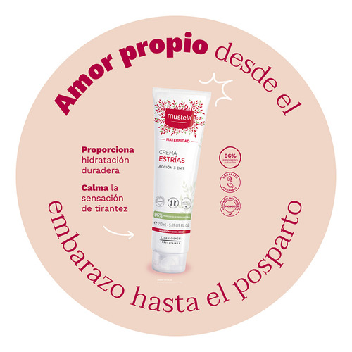 Mustela Maternidad Crema Anti Estrias 150 Ml Tubo