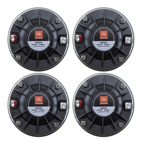 Kit Com 4 Driver Jbl Selenium D202 Ti 60w Rms Titanio