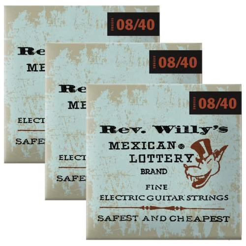 Reverend Willy&#39;s Mexican Lottery Brand Cuerdas Guit...
