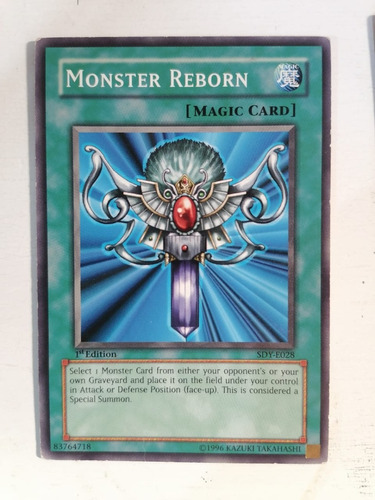 Yugioh! Monster Reborn Sdy-e028 1st Edition