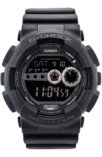 Reloj Original Casio® G Shock 200 Mts Táctico Black Nuevo