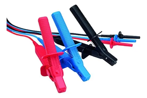 Megger 1002-534 - Cable De Prueba De 9.8 Ft, Clip Aislado