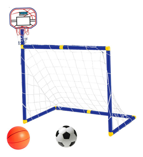 Juego Combinado De Aro De Baloncesto Y Red De Fútbol Para