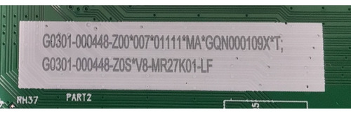 Main Tcl G0301-000448-z00 G0102-000251 55s451 (Usado)
