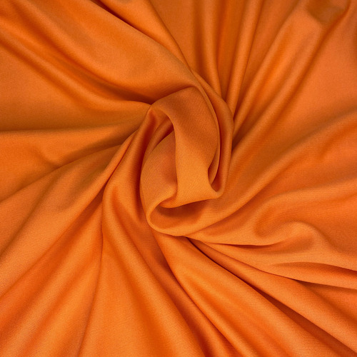 Tela Jersey X 10mt Set 100% Poliester 1,60 Ancho Importado Naranja Set Poliester