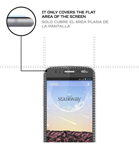 Protector De Pantalla Antishock Para Wiko Stairway