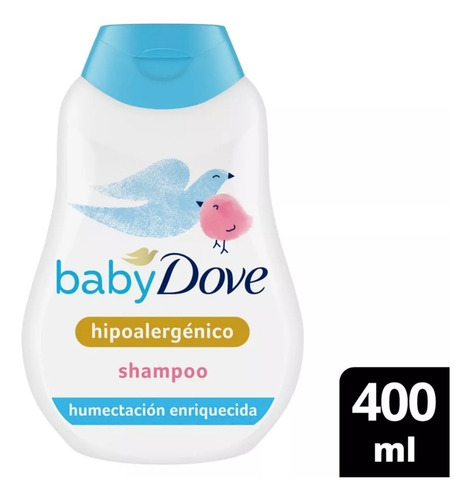 Shampoo Dove Baby Humectación Enriquecida 400ml X 2 Unidades