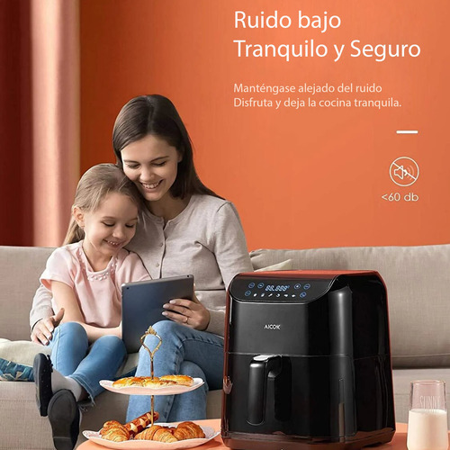 Freidora De Aire Aicok 5.5l 6 Programas Panel Táctil -fa4156