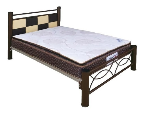 Cama Individual Quadra - Tabaco Këssa Muebles