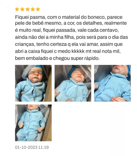 Bebê reborn levi Biracial - pulpilas Reborn