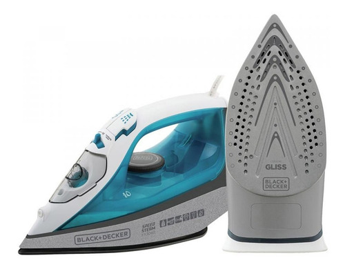 Ferro De Passar Black+decker Fx3060 Azul 1.2kw 127v Azul/branco