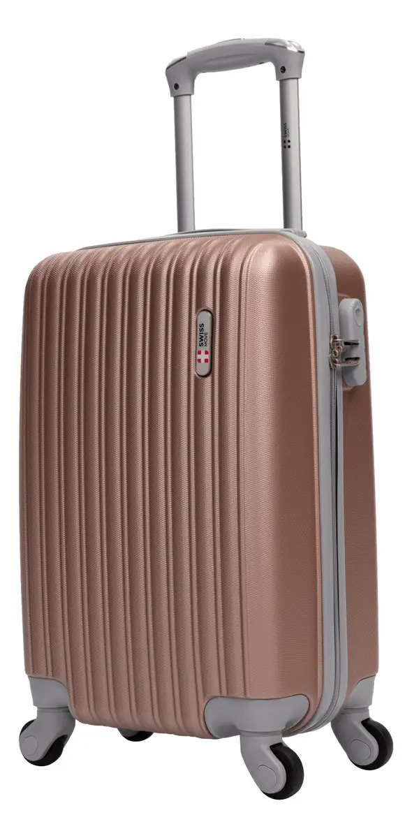 Mala de bordo 10kg pequena Londres Swiss Move Rose