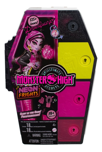 Monster High Skulltimate Secrets Neon Frights Draculaura 