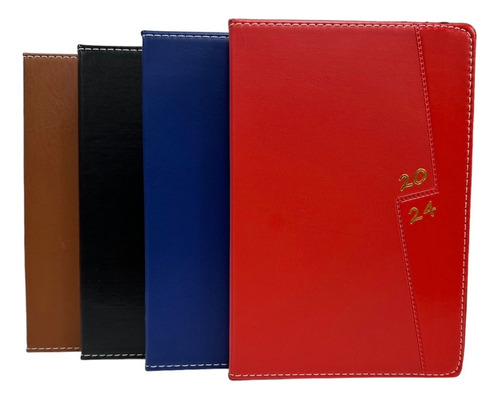 Agenda 2024 Diaria Premium Elegante Casual Modelos