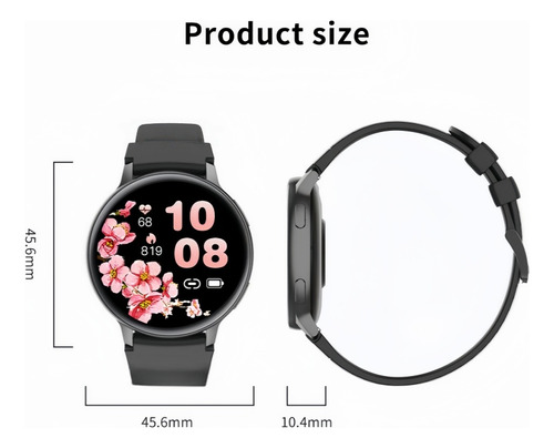 Reloj Inteligente Para Hombre Bluetooth Impermeable Negro - Funciones Avanzadas Y Diseño Elegante Reloj Inteligente Para Hombre Bluetooth Impermeable