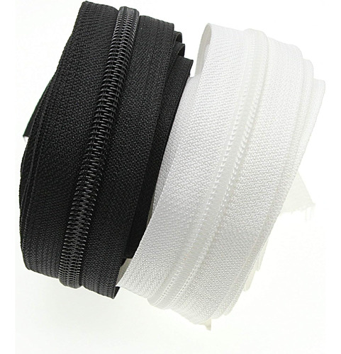 #3 Cremalleras De Nylon A Granel 10 Yardas Por Yarda ...