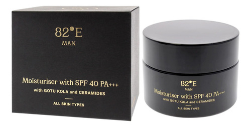 Crema Hidratante 82e 82e Con Spf 40 Pa Plus Para Hombres