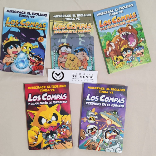 Los Compas - Coleccion De 5 Libros - Mikecrack, El Trollino
