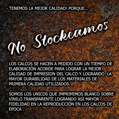 Calcos Chevrolet Sapo / Instrumental / Kit X 6