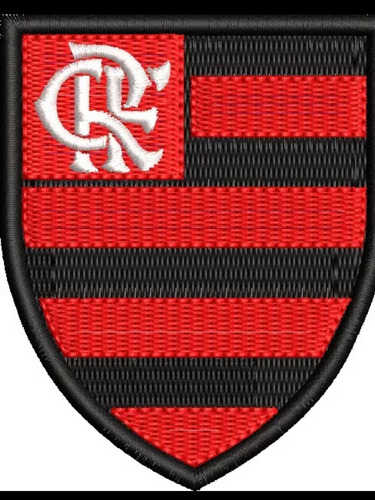 Patch Bordado Brasao Flamengo Futebol Clube
