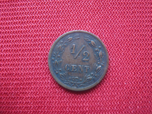 Imagen 1 de 2 de Holanda 1/2 Centavo 1885