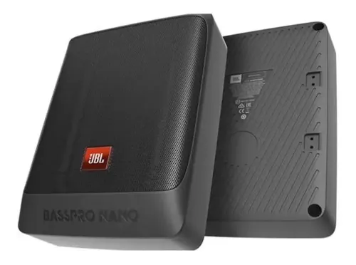 Subwoofer Voiture JBL BassPro Nano 200W - Ultra-Compact Pour Sous Siège - Amplifié