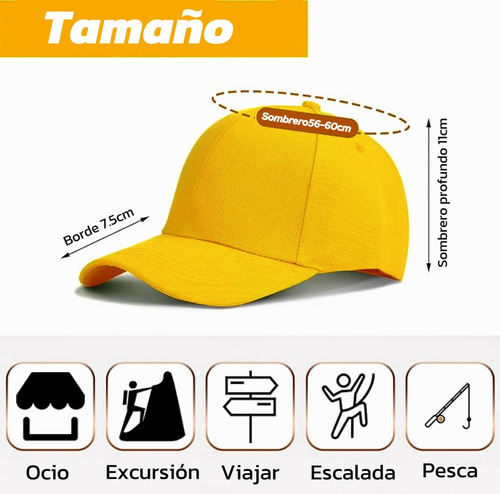 Hl 4pzs Cómoda Gorra Béisbol For Deportes Al Aire Libre