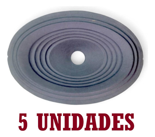 5 Unidades De Cono Seco Con Ondas Para Cornetas 6x9 Pulgadas