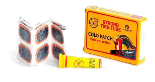 Imagen 2 de 3 de Caja De Parches Cold Patch Para Bicicleta 24 Piezas