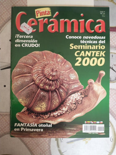 Pinta Cerámica Seminario Cantek 2000  Fantasía Otoñal