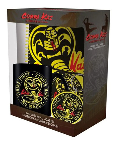 Cobra Kai - Bumper Gift Set Taza + Ibreta + Posavaso