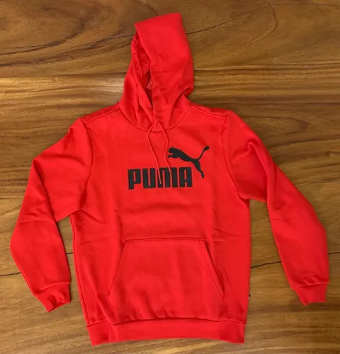 Sudadera puma roja mujer