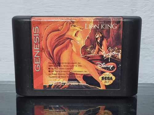 The Lion King Para Sega Genesis - Garantizado