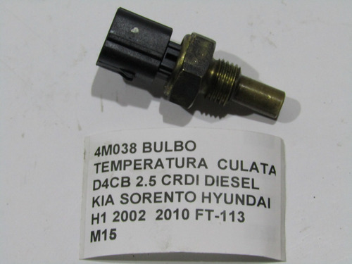 Bulbo Temperatura  Culata Motor D4cb Kia Sorento Hyundai