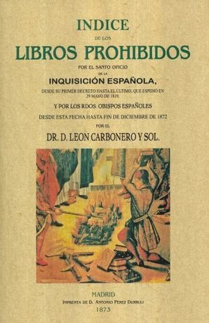 Libro Indice De Libros Prohibidos Por El Santo Oficio  Nuevo