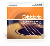 Comprar Daddario Ej15 Juego De Cuerdas Bronce Para Guitarra Acústica