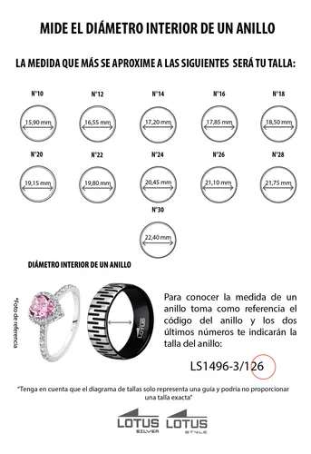 Anillo Lp3540-3/114 Lotus Silver Mujer It Girl