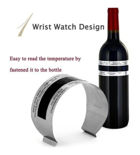 Termometro para vino de acero inoxidable 