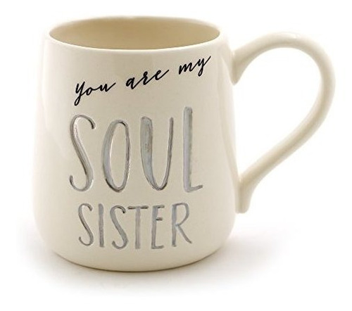 Enesco Nuestro Nombre Es Fango Soul Sister Gres Grabado Taza