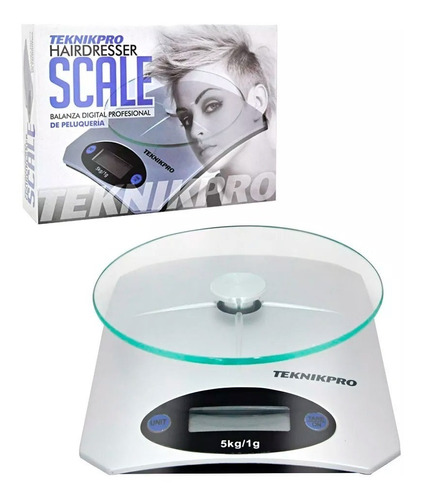 Balanza Digital Peluqueria Profesional Teknikpro Scale